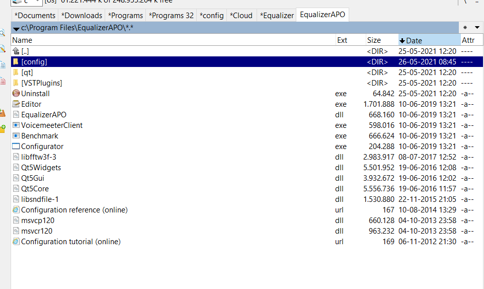 Peace Equalizer, interface Equalizer APO / Forum / General Discussion Peace/Equalizer APO not
